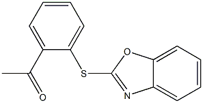 1-[2-(1,3-benzoxazol-2-ylsulfanyl)phenyl]ethan-1-one