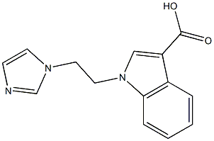 1-[2-(1H-imidazol-1-yl)ethyl]-1H-indole-3-carboxylic acid