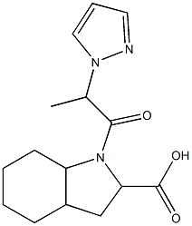 1-[2-(1H-pyrazol-1-yl)propanoyl]-octahydro-1H-indole-2-carboxylic acid