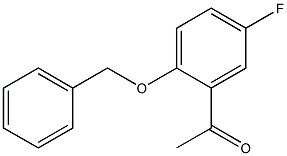 1-[2-(benzyloxy)-5-fluorophenyl]ethan-1-one Structure