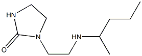 1-[2-(pentan-2-ylamino)ethyl]imidazolidin-2-one Struktur