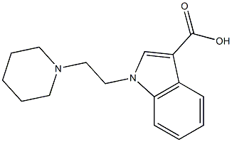 1-[2-(piperidin-1-yl)ethyl]-1H-indole-3-carboxylic acid