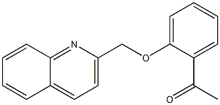 1-[2-(quinolin-2-ylmethoxy)phenyl]ethan-1-one