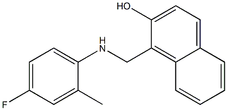 1-{[(4-fluoro-2-methylphenyl)amino]methyl}naphthalen-2-ol