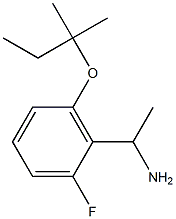 1-{2-fluoro-6-[(2-methylbutan-2-yl)oxy]phenyl}ethan-1-amine|