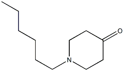1-hexylpiperidin-4-one 结构式