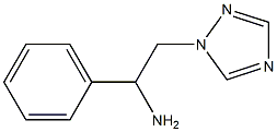 1-phenyl-2-(1H-1,2,4-triazol-1-yl)ethanamine Struktur