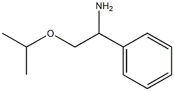 1-phenyl-2-(propan-2-yloxy)ethan-1-amine Struktur