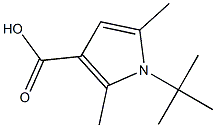 1-tert-butyl-2,5-dimethyl-1H-pyrrole-3-carboxylic acid Structure
