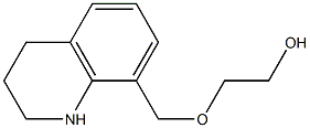 2-(1,2,3,4-tetrahydroquinolin-8-ylmethoxy)ethan-1-ol Struktur
