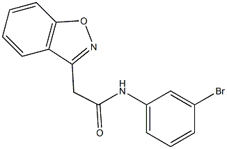 2-(1,2-benzisoxazol-3-yl)-N-(3-bromophenyl)acetamide Structure