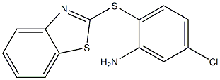 2-(1,3-benzothiazol-2-ylsulfanyl)-5-chloroaniline Structure