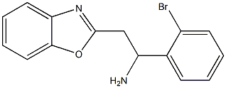 2-(1,3-benzoxazol-2-yl)-1-(2-bromophenyl)ethan-1-amine Struktur