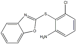 2-(1,3-benzoxazol-2-ylsulfanyl)-3-chloroaniline