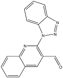 2-(1H-1,2,3-benzotriazol-1-yl)quinoline-3-carbaldehyde