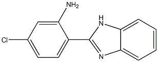 2-(1H-1,3-benzodiazol-2-yl)-5-chloroaniline Struktur