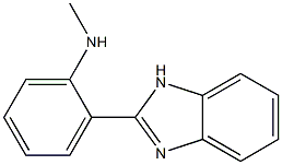 2-(1H-1,3-benzodiazol-2-yl)-N-methylaniline 化学構造式