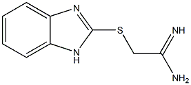 2-(1H-1,3-benzodiazol-2-ylsulfanyl)ethanimidamide Structure