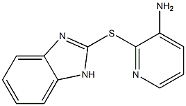 2-(1H-1,3-benzodiazol-2-ylsulfanyl)pyridin-3-amine|