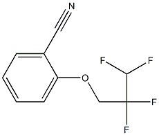 2-(2,2,3,3-tetrafluoropropoxy)benzonitrile Struktur