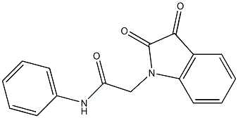 2-(2,3-dioxo-2,3-dihydro-1H-indol-1-yl)-N-phenylacetamide