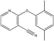 2-(2,5-dimethylphenoxy)nicotinonitrile Structure