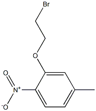 2-(2-bromoethoxy)-4-methyl-1-nitrobenzene Structure