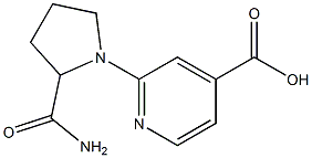 2-(2-carbamoylpyrrolidin-1-yl)pyridine-4-carboxylic acid