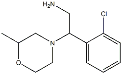 2-(2-chlorophenyl)-2-(2-methylmorpholin-4-yl)ethanamine Structure