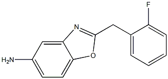 2-(2-fluorobenzyl)-1,3-benzoxazol-5-amine Struktur