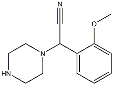 2-(2-methoxyphenyl)-2-(piperazin-1-yl)acetonitrile