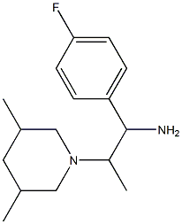 2-(3,5-dimethylpiperidin-1-yl)-1-(4-fluorophenyl)propan-1-amine