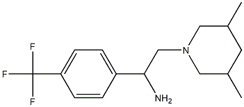 2-(3,5-dimethylpiperidin-1-yl)-1-[4-(trifluoromethyl)phenyl]ethan-1-amine