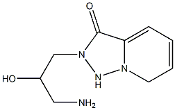 2-(3-amino-2-hydroxypropyl)-2H,3H-[1,2,4]triazolo[3,4-a]pyridin-3-one Structure