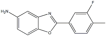 2-(3-fluoro-4-methylphenyl)-1,3-benzoxazol-5-amine Structure