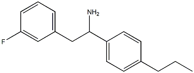 2-(3-fluorophenyl)-1-(4-propylphenyl)ethan-1-amine
