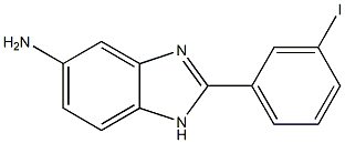 2-(3-iodophenyl)-1H-1,3-benzodiazol-5-amine Struktur