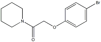2-(4-bromophenoxy)-1-(piperidin-1-yl)ethan-1-one Structure