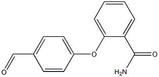 2-(4-formylphenoxy)benzamide,,结构式