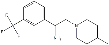 2-(4-methylpiperidin-1-yl)-1-[3-(trifluoromethyl)phenyl]ethanamine