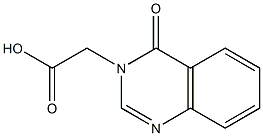 2-(4-oxo-3,4-dihydroquinazolin-3-yl)acetic acid Structure