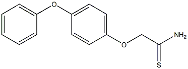 2-(4-phenoxyphenoxy)ethanethioamide Structure