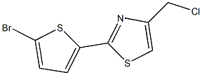 2-(5-bromothien-2-yl)-4-(chloromethyl)-1,3-thiazole Structure
