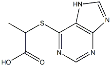 2-(7H-purin-6-ylthio)propanoic acid