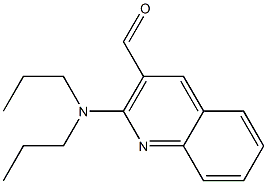 2-(dipropylamino)quinoline-3-carbaldehyde 结构式