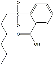 2-(hexane-1-sulfonyl)benzoic acid 结构式