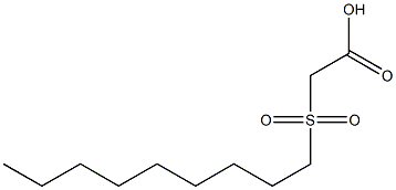 2-(nonane-1-sulfonyl)acetic acid Structure