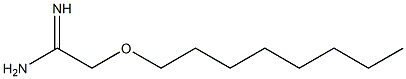 2-(octyloxy)ethanimidamide Struktur