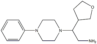 2-(oxolan-3-yl)-2-(4-phenylpiperazin-1-yl)ethan-1-amine Structure