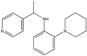 2-(piperidin-1-yl)-N-[1-(pyridin-4-yl)ethyl]aniline